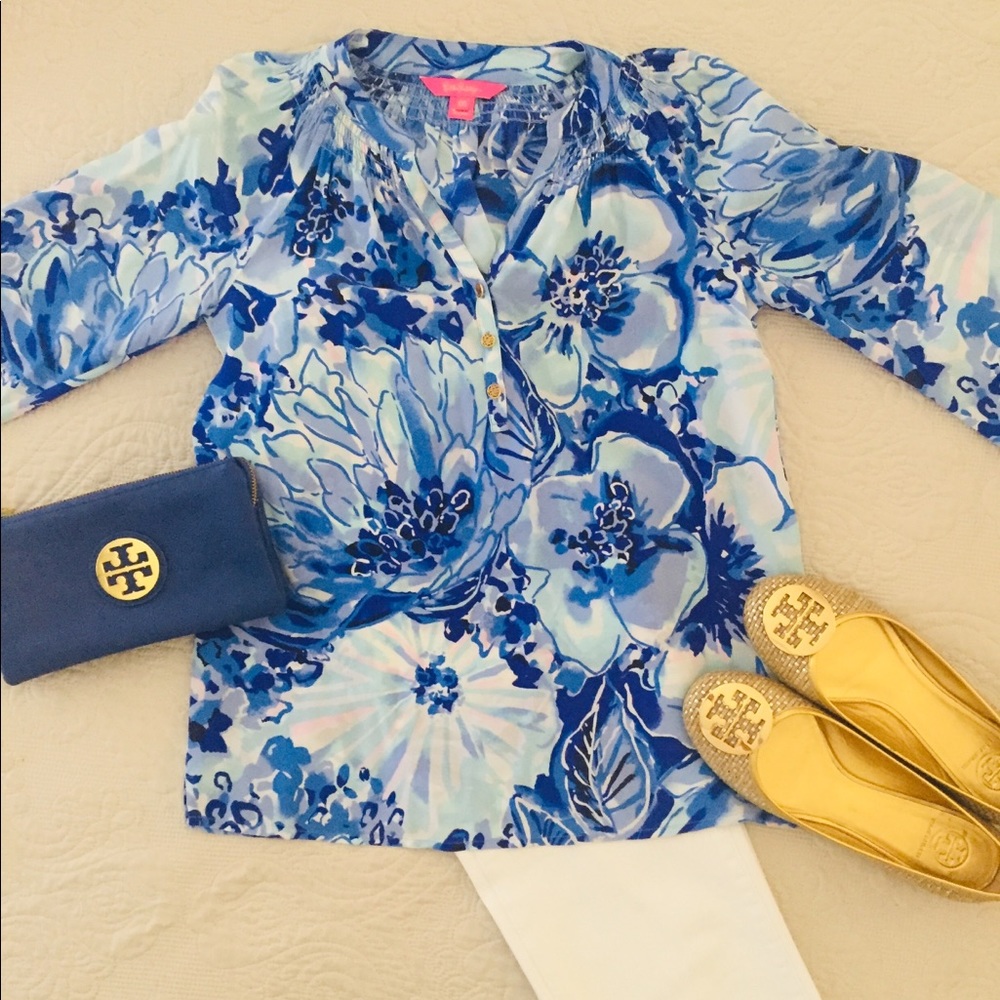 Lilly Pulitzer Silk Elsa Top - Picture 5 of 9